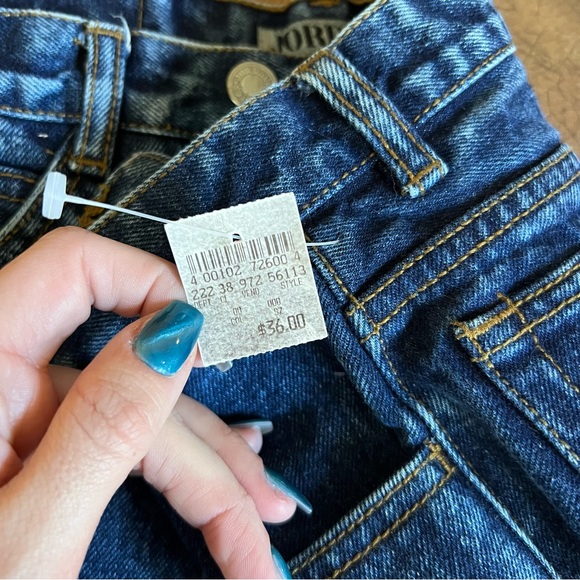 NWT VINTAGE 80's JORDACHE ACID WASH JEANS W ZIPPER DETAIL - Picture 10 of 13